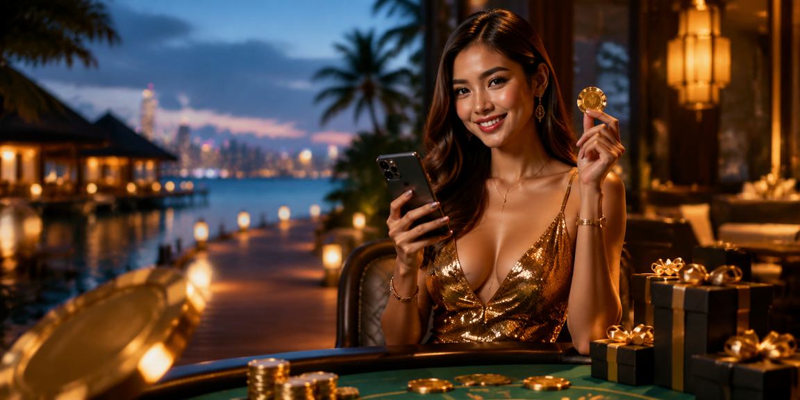 Pemain Sabah mengakses permainan meja kasino cr1 melalui telefon bimbit