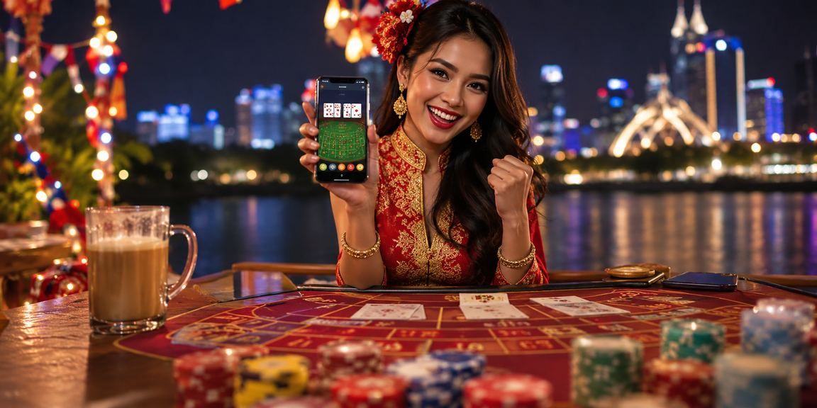 Meja Baccarat live di cr1 dengan suasana kasino Selangor